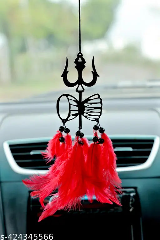 Handcrafted Indian Dream Catcher for Home Decor, suitable for bedroom, living room, balcony, or car. Positive feather wall decoration for kids room