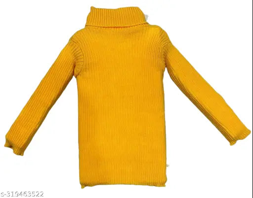 Woolen high neck sweater multipack for boys & girls (winter collection). Solid color, long sleeves. 5 pieces in various sizes from 0-6 months to 6-7 years. Made in India