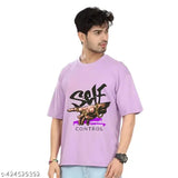 Four Brother oversized cotton blend T-shirt for man, printed pattern, round neck, short sleeves