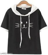 Cotton blend printed tunic top for women - Fancy and graceful fashion, Indian origin