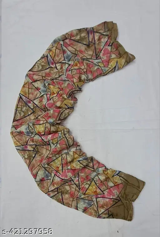 Georgette pattern saree in printed net, free size, daily wear from India