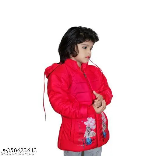 Stylish acrylic baby jacket, solid color for 12-18 months to 6-7 years, Indian origin