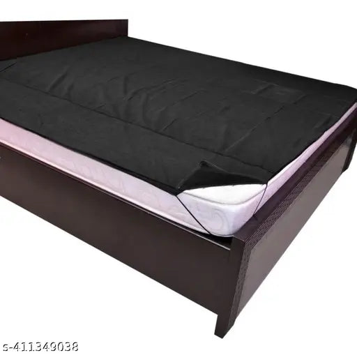 Balley n PVC elastic waterproof double bed sheet, solid color, regular quality bedsheets for baby, suitable for summer use
