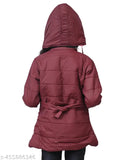 Trendy nylon kids jacket in solid color, perfect for 3-4 or 7-8-year-olds. Made in India