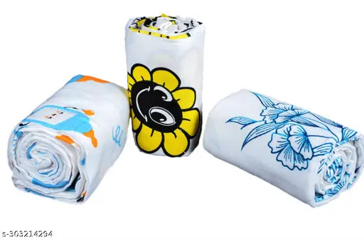 100% Cotton Floral Muslin Swaddle Cloth - Durable, Soft, & Breathable Baby Wrap for Newborn