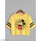 Printed cotton sleeveless t-shirt by Jollify Fashion, wide range of women's wear, 100% pure cotton lycra