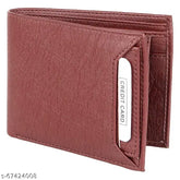 Tan Brown faux leather men's wallet, compact design, ideal gifting solution for all occasions