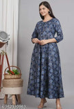 Rayon three-quarter sleeve printed kurti by Aman Maya, beautiful clothing for women, India origin