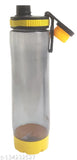 Yellow plastic sipper bottle, pack of 1 with a capacity of 1 liter for hydration on-the-go, originating from India
