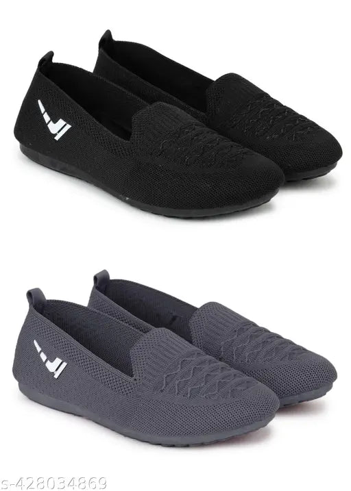 Colorblocked synthetic ballerinas, slip-on design in sizes IND-5, IND-6, IND-7, IND-8. Handmade Classic Bellies from India