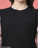 Maroon georgette cotton blend long sleeve top for women, perfect for parties or casual wear