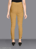 Cotton Lycra solid-colored women's trousers combo with big sizes available, India origin