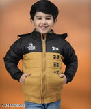 Polyester colorblocked boys casual jacket, machine washable for 2-7 year olds