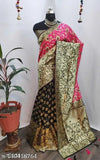 Litchi soft silk saree with zari woven pattern, single piece, free size, 5.5m length
