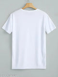 Hanuman Ji printed polyester t-shirt for men, striped short sleeves, Indian-made, size M (38in chest, 26in length)