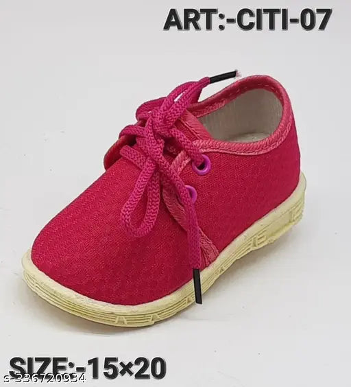 Embellished polyester slip-on shoes for kids (ages 10 months - 3 years), India origin