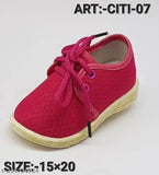 Embellished polyester slip-on shoes for kids (ages 10 months - 3 years), India origin