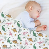 Aerocotton home baby muslin swaddle 100x100cm-pack, lightweight cotton AC blanket for swaddling & layering, ideal for newborns, cartoon print from India