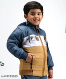 Colorblocked nylon jacket for boys (2-9 years), Indian origin