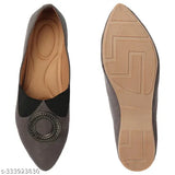 Synthetic bellies with buckle fastening, stylish women's mules from India, various patterns and sizes available