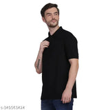 Men's cotton blend dry fit sports t-shirt, suitable for running, gym, and daily wear - solid color, short sleeves