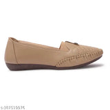 Synthetic leather VLANCO embroidered ballerinas - stylish slip-ons for casual and evening wear, suitable for various sizes from IND-4 to IND-9. Made in India
