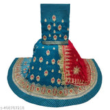 Embroidered Georgette Rajputi Poshak for Women - High-quality Indian party wear with Aari and stone work