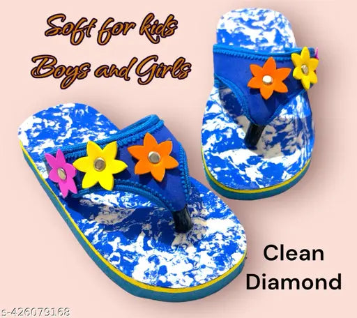 Printed EVA slippers for kids, sizes 12-18 months to 4 years, made in India
