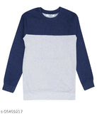 Multicolor cotton blend boys' sweatshirts & hoodies pack of 2, vibrant colorblocked design for active play on youth