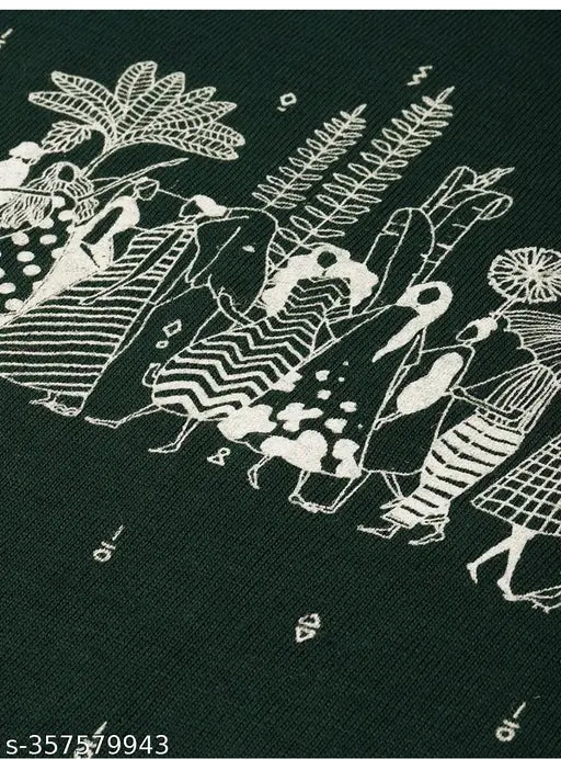 Winter wear wool kurta for woman, long sleeves, embroidered pattern. Solid wash, warm fabric for winter. Size S (38in bust, 44in length). Made in India