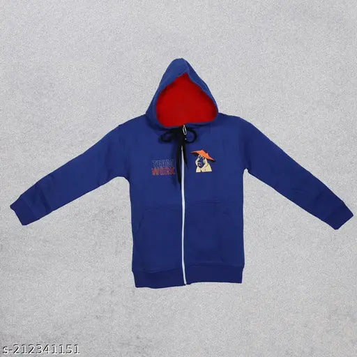 Polycotton Winmart Trendy hoodie sweatshirt for kids, printed with fun patterns, available in sizes 2-3 Years to 13-14 Years