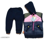 Grey wool party jacket and pants for baby boys, festive attire for young gentlemen