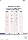 Samar Premium cotton-lycra, stretchable trousers (7XL, 6XL, 5XL, 4XL, 3XL, XXL, XL, L, M) with both side pockets - pack of 2