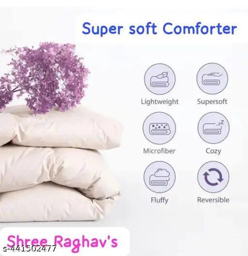Cotton double bed comforter, Shree Raghav's best in quality - ideal for beautiful rooms, gifting