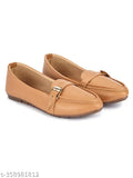 Synthetic ballerinas for women, eye-catching designs, portable and comfortable style, close-toe pattern - India made
