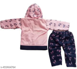 Woolen Winter Kids Hoddy, printed baby clothes for boys and girls in various sizes from 0-1 years. Stylish, warm, and cozy