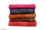 Floral fleece blanket set, features Polar Fleece yarn for durability and versatility as AC blanket, free size (90in x 60in), made in India
