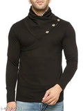 Cotton long sleeve Urbane Glamorous men's t-shirt, solid design in various sizes (S, M, L, XL) - Vescor Designer from India
