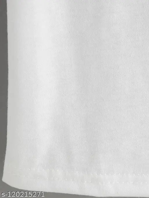 Veroconric by Veronica Elegants branded cotton crop top tee, printed net pattern on short sleeves, M size (bust 38in)