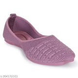 Stylish mesh ankle loop loafer for girls and women, textured boat shoe with Indian origin
