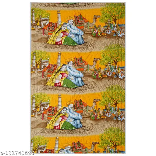 Ultra-soft microfiber winter quilt, 90x100 inches, Jaipuri print, KEERRAZ brand