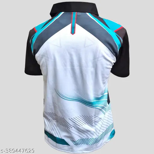 Classic colorblocked jacquard T-shirt, high-quality 200GSM DotNet fabric, ideal for men. Not polyester, long-lasting use
