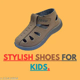 Attractive PVC & Pvc kids' shoes, stylish and comfortable unisex slippers for boys and girls aged 2 to 4.5 years, featuring buckle closure and vibrant printed net design