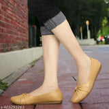 Colorblocked PU ballerinas, slip-on design, trendy footwear by Rimezs. IND-4, IND-5, IND-6 sizes available. Made in India