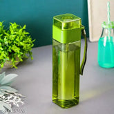 Multicolor, leak-proof, unbreakable PET soda bottle for office, sports, school, gym, yoga – vintage design with wave pattern, wide mouth, and firm grip