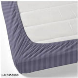 Handwoven cotton botanical king size fitted double bedsheet with two pillow covers, perfect for summer