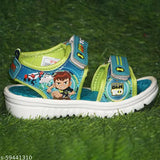 Seagreen EVA Kids Sandals - Trendy, comfortable footwear for boys and girls aged 5-6 years, printed net design on PVC sole