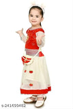 Embroidered net lahanga choli for girls, short sleeves and solid dupatta, Indian traditional wear for ages 1-9 years