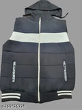 Polyester colorblocked sleeveless kids jacket under 300, 10-16 years, ideal for winter