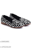 Black stylish bellies for women by ZaraEnterprises, available in sizes IND-3 to IND-9